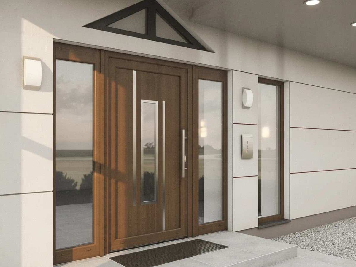 Eingangsbereich des Fenstervision-Showrooms in Thalheim